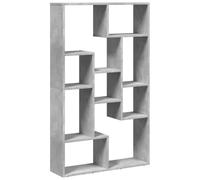 vidaXL Estantería de Madera de ingeniería Gris hormigón 72x20x120 cm, librería, estantería para Libros, Estante para Libros, librerías