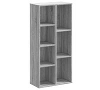 vidaXL Estantería de madera de ingeniería Gris Sonoma 50x25x105 cm