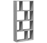 vidaXL Estantería de madera de ingeniería Gris Sonoma 60x20x120 cm, librería