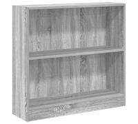 vidaXL Estantería de Madera de ingeniería Gris Sonoma 80x24x76 cm