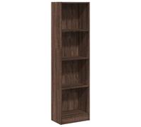 vidaXL Estantería de Madera de ingeniería marrón Roble 40x24x143 cm, estantería de Libros, librería, Estante de Almacenamiento