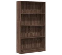 vidaXL Estantería de Madera de ingeniería marrón Roble 80x24x143 cm, estantería de Libros, librería, Estante de Almacenamiento