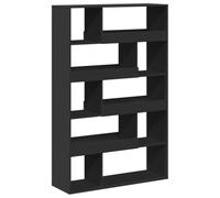 vidaXL Estantería de Madera de ingeniería Negra 100x33x156,5 cm, librería, Armario de Almacenamiento, estantería para Libros, librerías