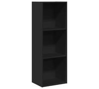 vidaXL Estantería de Madera de ingeniería Negra 40x30x114 cm, librería, estantería de Libros, Estante de Libros, librerías, Armario de almacenaje