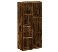 vidaXL Estantería de Madera de ingeniería Roble Ahumado 50x25x105 cm, librería, estantería de Libros, Estante de Libros, librerías