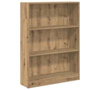 vidaXL Estantería de Madera de ingeniería Roble Artesanal 80x24x109 cm, estantería de Libros, librería, Estante de Almacenamiento