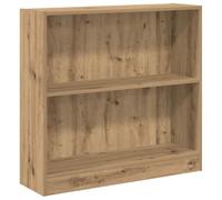vidaXL Estantería de Madera de ingeniería Roble Artesanal 80x24x76 cm, librería, estantería de Libros, Estante de Libros, librerías