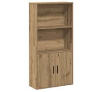 vidaXL Estantería de Madera de ingeniería Roble Artisan 60x24x120 cm, estantería para Libros, estantería para Libros, Estante de Almacenamiento