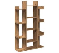 vidaXL Estantería de Madera de ingeniería Roble Artisan 86x25,5x140 cm, estantería, Armario de Almacenamiento, Estante para Libros, librería