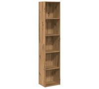 vidaXL Estantería de Madera de ingeniería Roble artisian 40x30x189 cm | Mucho espacio para tus libros y objetos pequeños, aspecto moderno que se adapta a todo tipo de estilos de hogar