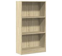 vidaXL Estantería de Madera de ingeniería Roble Sonoma 60x24x109 cm, estantería de Libros, librería, Estante de Almacenamiento
