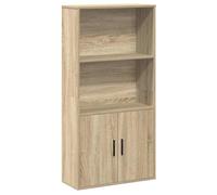 vidaXL Estantería de Madera de ingeniería Roble Sonoma 60x24x120 cm, estantería para Libros, estantería para Libros, Estante de Almacenamiento