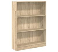 vidaXL Estantería de Madera de ingeniería Roble Sonoma 80x24x109 cm, estantería de Libros, librería, Estante de Almacenamiento