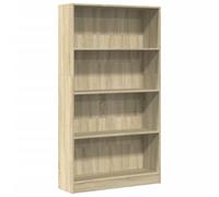 vidaXL Estantería de Madera de ingeniería Roble Sonoma 80x24x143 cm, estantería de Libros, librería, Estante de Almacenamiento
