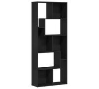 vidaXL Estantería de Madera de Roble Negro 67x24x161 cm, estantería de Libros, Estante de Libros, Soporte para Libros, estantería de Almacenamiento