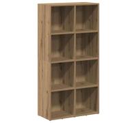 vidaXL Estantería de Madera ingeniería Roble Artisan 66x30x130 cm, librería, Estante, Armario de Almacenamiento, librerías, estantería