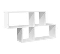 vidaXL Estantería de Pared Madera ingeniería Blanco 100x20x53 cm