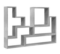 vidaXL Estantería de Pared Madera ingeniería Gris Sonoma 96x12x64 cm, estantería de Pared, estantería Flotante, Armario de Pared