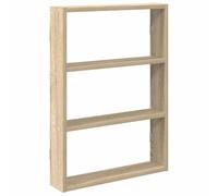vidaXL Estantería de Pared Madera ingeniería Roble Sonoma 43x9x60 cm, estantería Flotante, estantería montada en la Pared, estantería de Pared