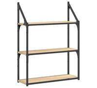 vidaXL Estantería de Pared Madera ingeniería Roble Sonoma 60x21x78,5cm