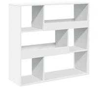 vidaXL Estantería/Divisor de Espacios Blanco 100x33x94,5 cm, librería, estantería para Libros, Muebles para Libros, Biblioteca, Armario para Libros