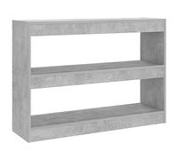 vidaXL Estantería/Divisor de Espacios Gris hormigón 100x30x72 cm