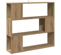vidaXL Estantería/Divisor de Espacios Roble Artisan 100x24x94 cm, librería, estantería para Libros, Muebles para Libros, Biblioteca