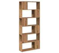 vidaXL Estantería divisor de espacios Roble Artisan 80x24x186 cm