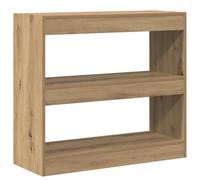 vidaXL Estantería/Divisor de Espacios Roble Artisan 80x30x72 cm, librería, estantería para Libros, Muebles para Libros, Biblioteca