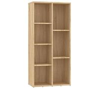 Estantería Madera Contrachapada Color Roble Sonoma 50x25x106cm Vidaxl