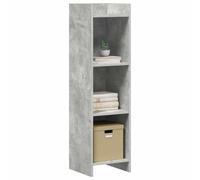 vidaXL Estantería Gris concreto 30 x 30 x 111 cm Madera de ingeniería,