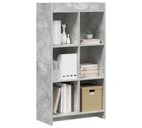 vidaXL Estantería Gris concreto 59 x 30 x 111 cm Madera de ingeniería,
