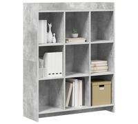 vidaXL Estantería Gris concreto 87,5 x 30 x 111 cm,