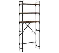 vidaXL Estantería Lavadora Madera ingeniería Roble Humo 67x25x163 cm