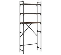 vidaXL Estantería Lavadora Madera ingeniería Roble marrón 67x25x163 cm