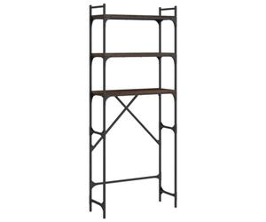 vidaXL Estantería Lavadora Madera ingeniería Roble marrón 67x25x163 cm