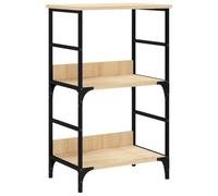 vidaXL Estantería Librería de almacenaje – Soporte para libros, Madera de ingeniería Roble Sonoma