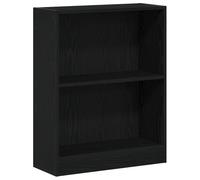 vidaXL Estantería librería Madera de ingeniería Negra 60x24x76 cm