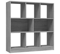 vidaXL Estantería Madera contrachapada Gris Sonoma 97,5x29,5x100 cm