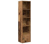 vidaXL Estantería Madera de ingeniería Color Envejecido 31x24x127 cm