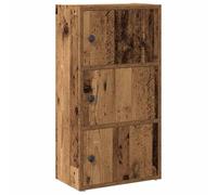 vidaXL Estantería Madera de ingeniería Color Envejecido 40x24x77 cm, estantería para Libros, estantería para Libros, Estante de Almacenamiento