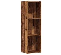 vidaXL Estantería Madera de ingeniería Envejecida 36x30x114 cm, librería, Estante, Armario de Almacenamiento, librerías, estantería, Estante de Libros