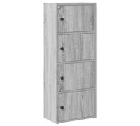vidaXL Estantería independiente 40 x 24 x 102 cm, acabado sonoma gris, madera de ingeniería
