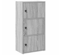vidaXL Estantería Madera de ingeniería Gris Sonoma 40x24x77 cm, estantería para Libros, estantería para Libros, Estante de Almacenamiento