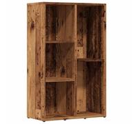 vidaXL Estantería Madera de ingeniería Madera Envejecida 50x25x80 cm, librería, Estante, Armario de Almacenamiento, librerías, estantería