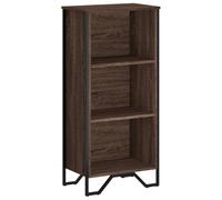 vidaXL Estantería Madera de ingeniería marrón Roble 50x31x106 cm, librería, Estante, estantería de almacenaje, Armario de almacenaje