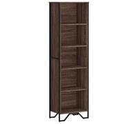 vidaXL Estantería / Librería de madera de ingeniería roble marrón 50x31x169 cm
