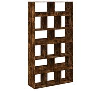 vidaXL Estantería Madera de ingeniería Roble Ahumado 100x33x187,5 cm, librería, Armario de Almacenamiento, estantería para Libros, librerías
