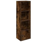 vidaXL Estantería Madera de ingeniería Roble Ahumado 31x24x102 cm, estantería para Libros, estantería para Libros, Estante de Almacenamiento