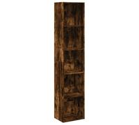 vidaXL Estantería Madera de ingeniería Roble Ahumado 40x30x189 cm